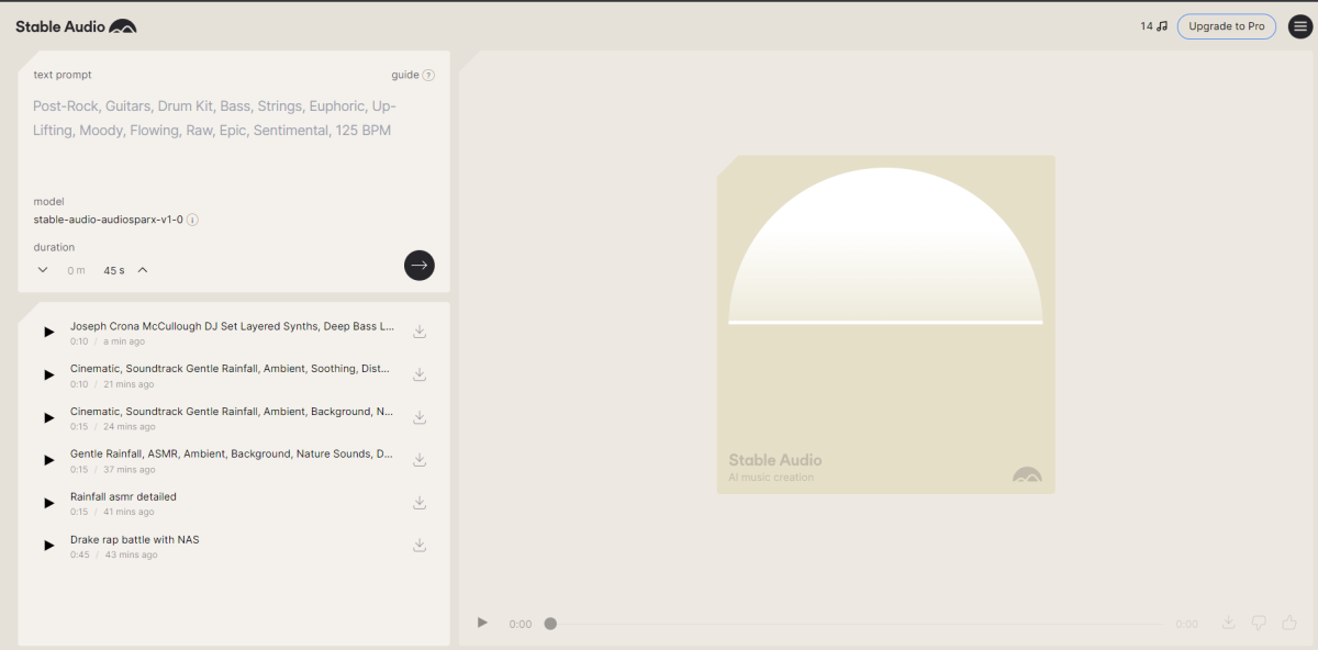 文本到音乐生成人工智能：Stability Audio、Google 的 MusicLM 等