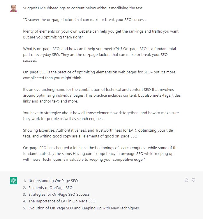 h2s-63f252dc5af91-sej 面向数字营销人员和 SEO 的 25 个 ChatGPT 示例