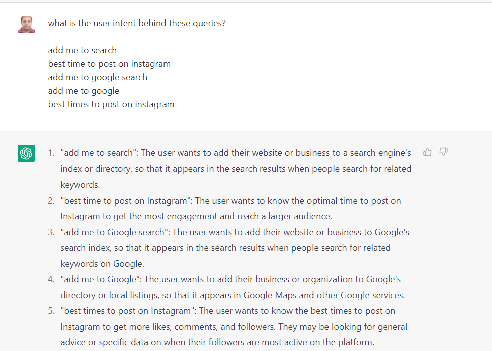 search-intent-63f233dde7741-sej 面向数字营销人员和 SEO 的 25 个 ChatGPT 示例
